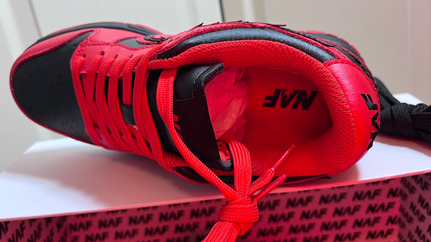 NAF Global Vampire Red – Stolen Van Edition | Ultra Rare Sneaker Drop (Size 6, Deadstock)