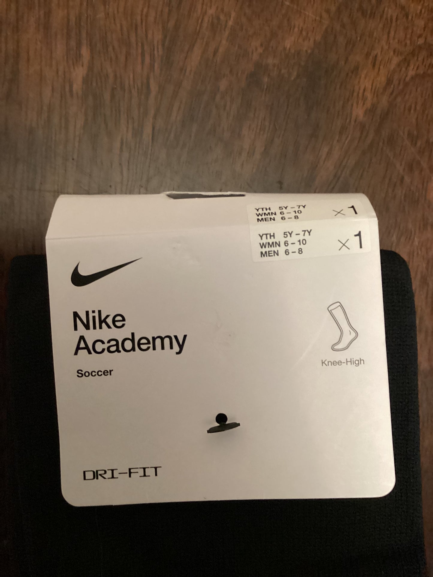 Nike Dri-FIT Soccer Socks – Knee High Black (Men’s 6–8 | M)