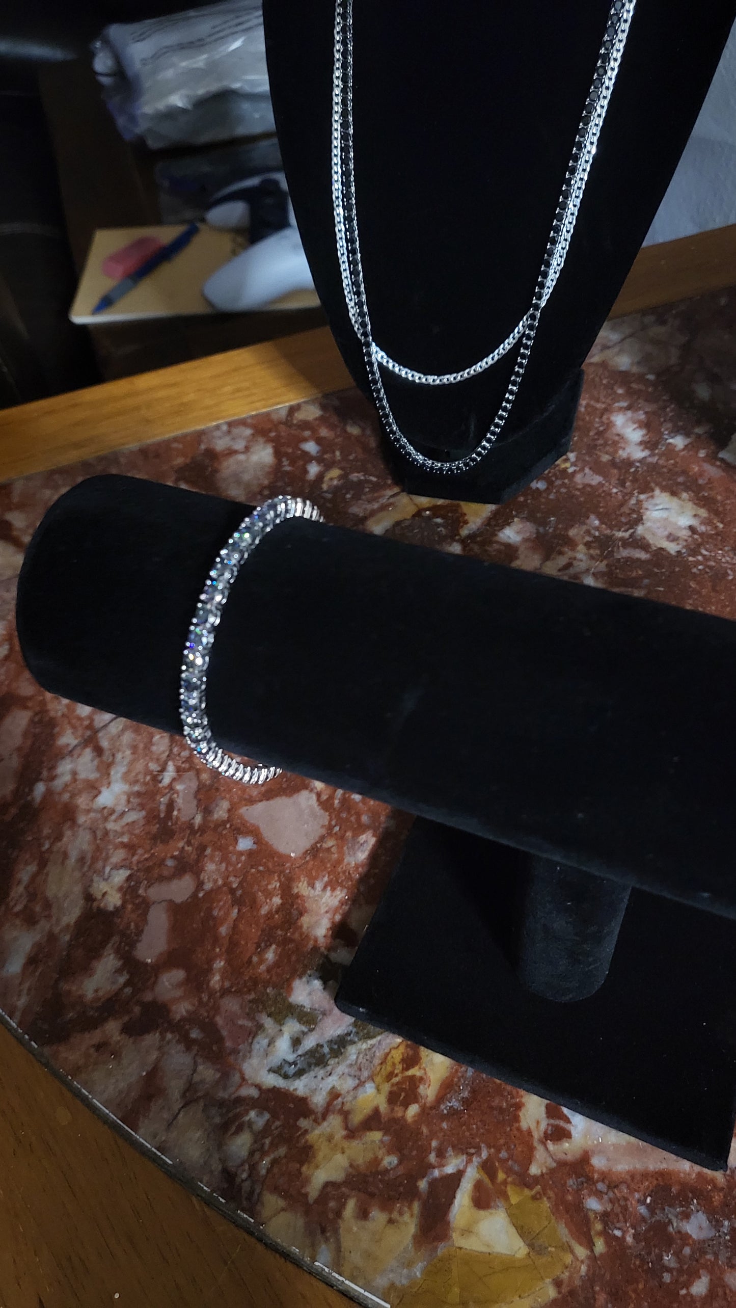 💎 7.5” Mystic Topaz Tennis Bracelet – 15ct 4mm Gems, 925 Sterling Silver