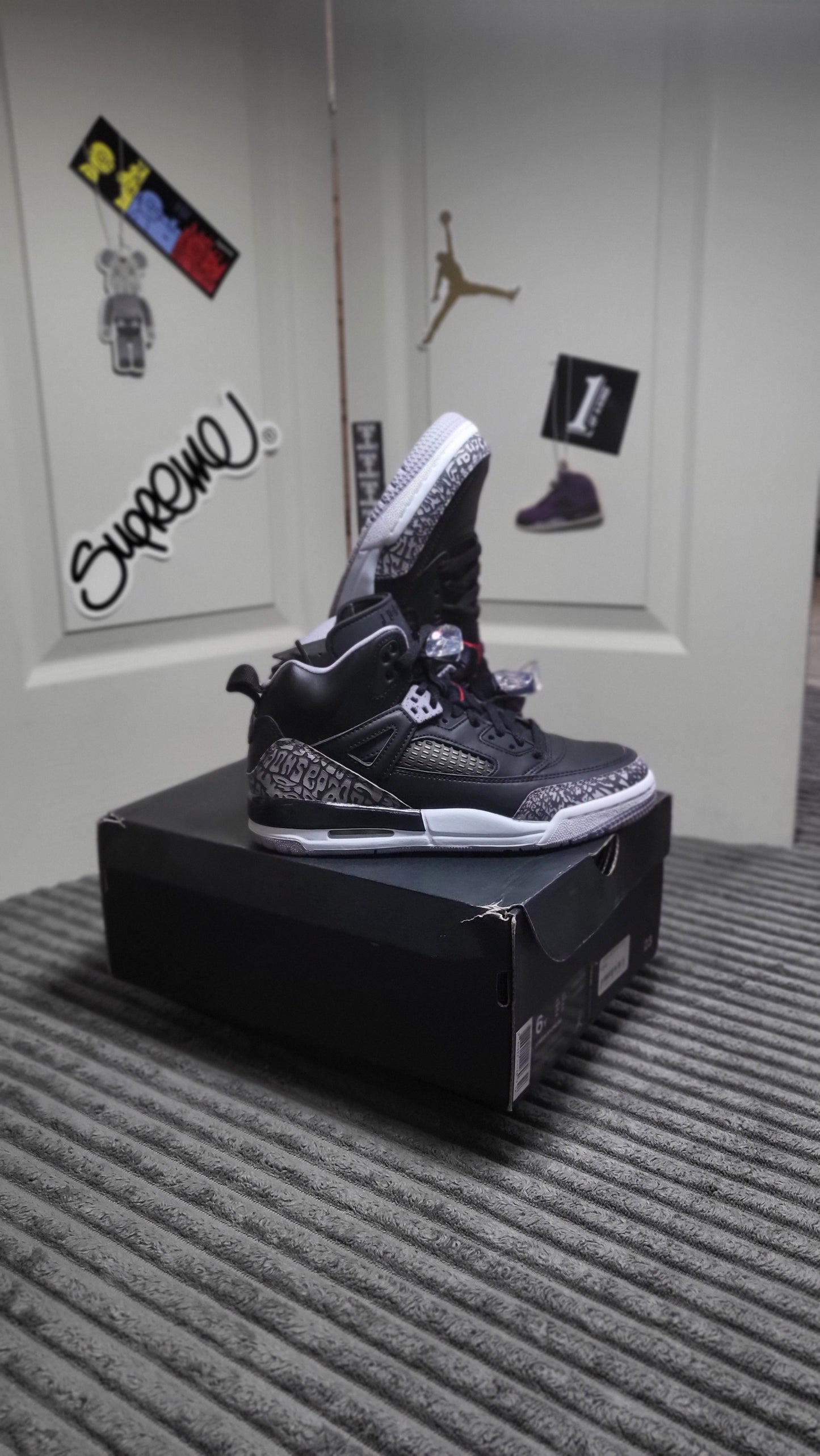Air Jordan Spizike “Black/Varsity Red” BG | Size 6Y | Brand New in Box, Built for Boldness