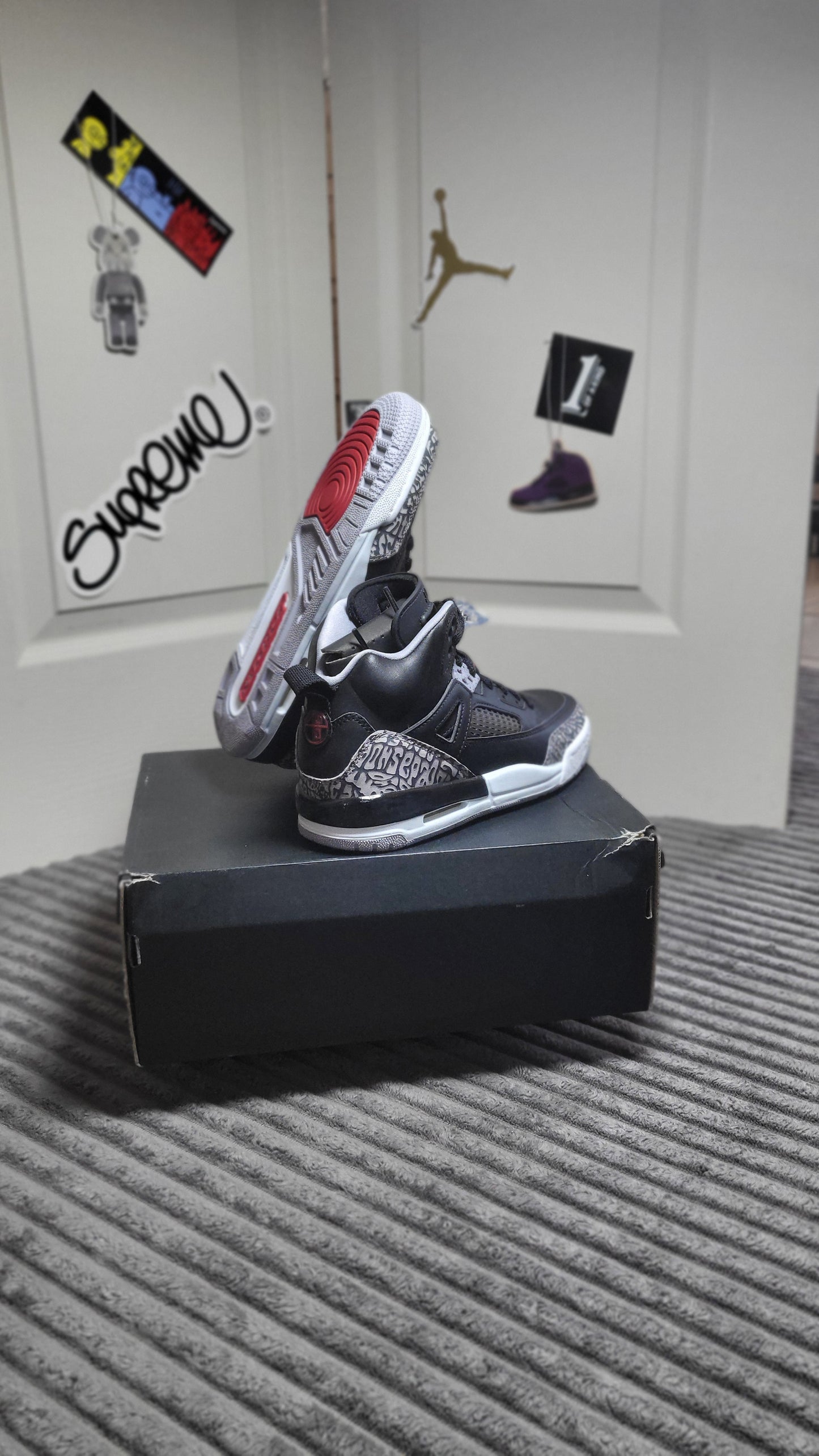 Air Jordan Spizike “Black/Varsity Red” BG | Size 6Y | Brand New in Box, Built for Boldness