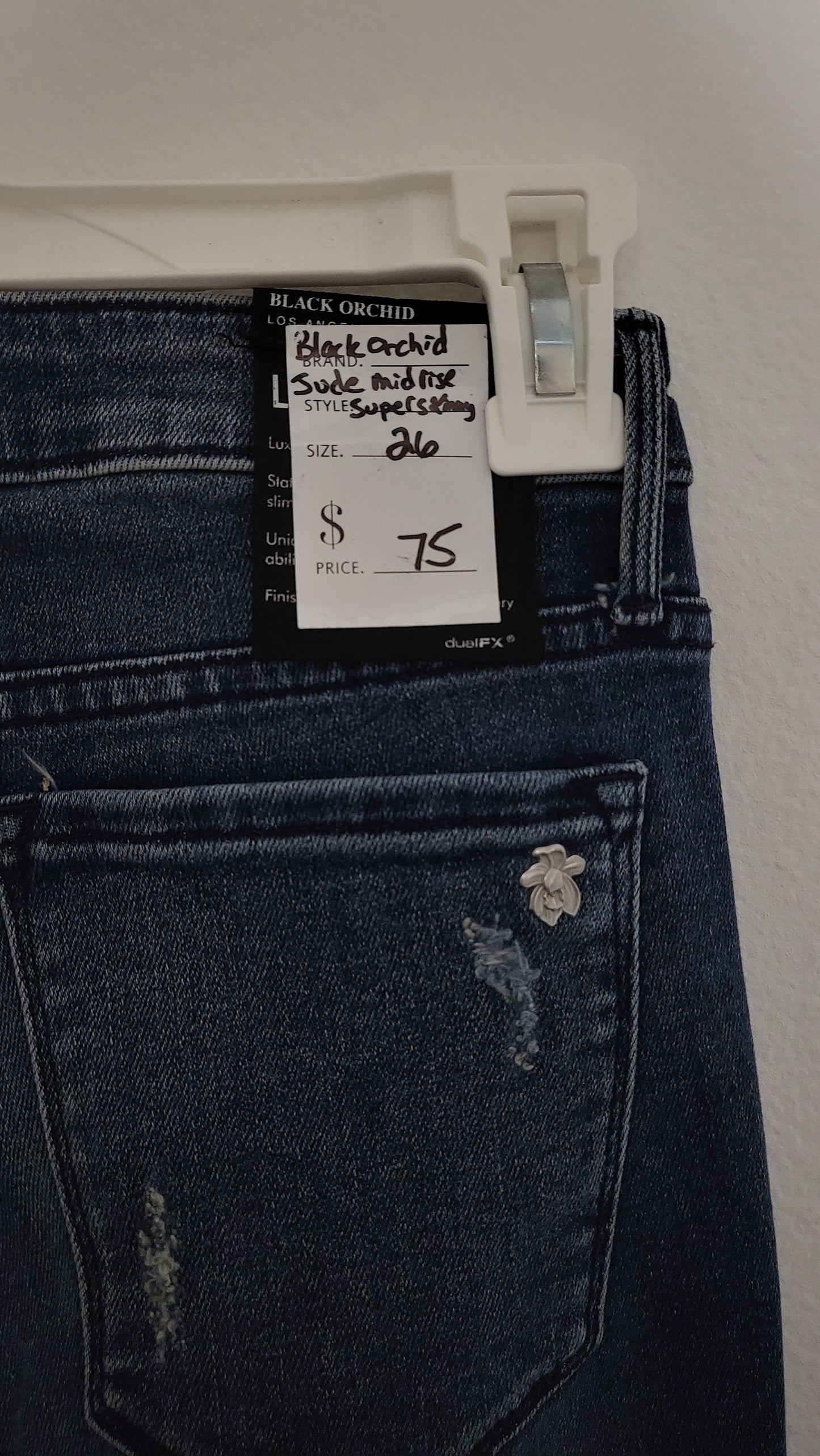 Black Orchid Jude Mid Rise Super Skinny