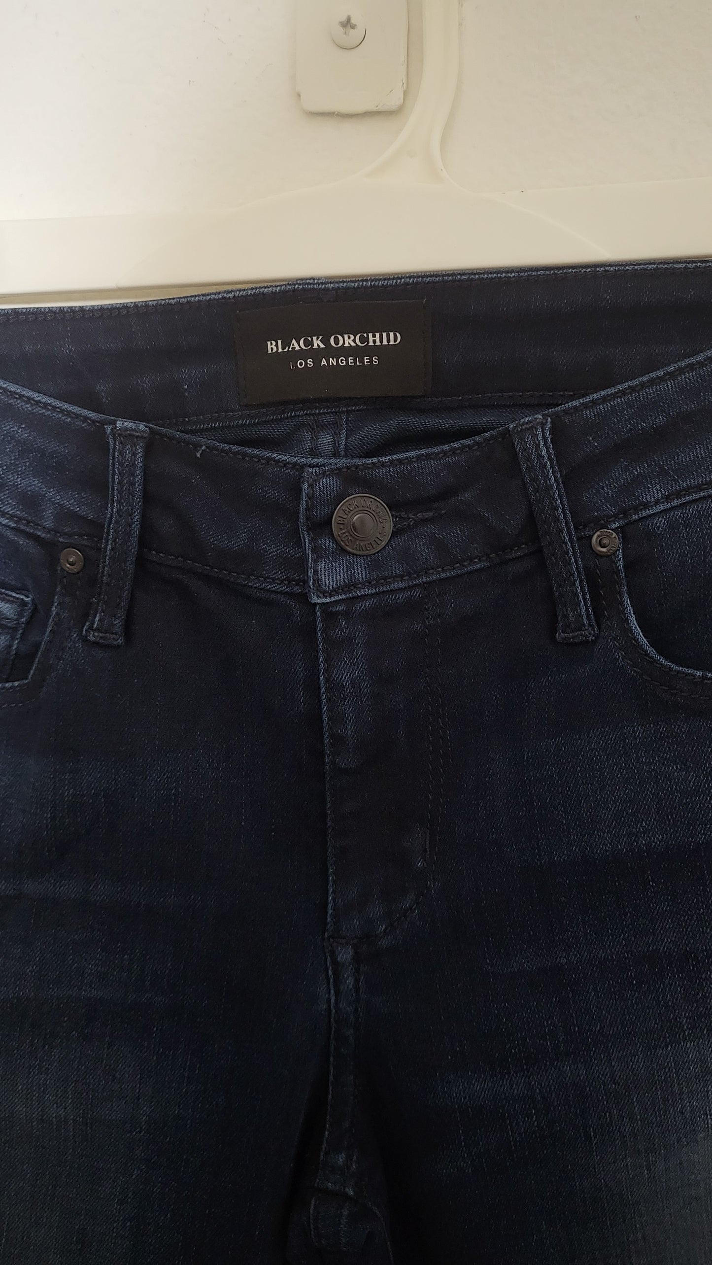 Black Orchid Mia Mid Rise Skinny Flare