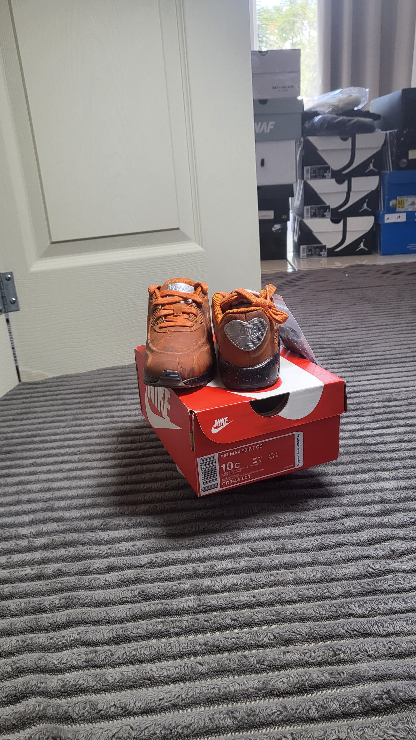 Nike Air Max 90 BT QS “Mars Landing” – Size 10C – Interplanetary Toddler Heat