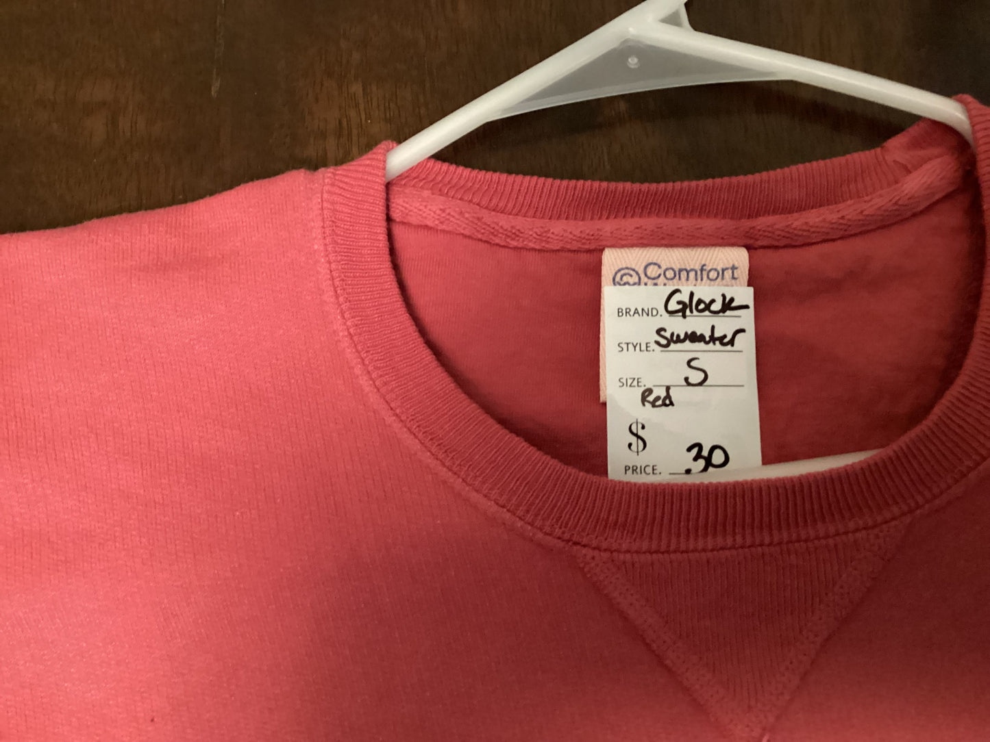 Team Glock Crewneck Sweatshirt – Red (Small) | Safe Action Heat