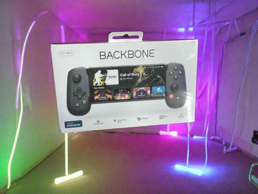 Backbone One iPhone Gaming Controller with Lightning connector, bundled with 1-month Xbox Game Pass for ultimate mobile gaming experience from ShAesthetics