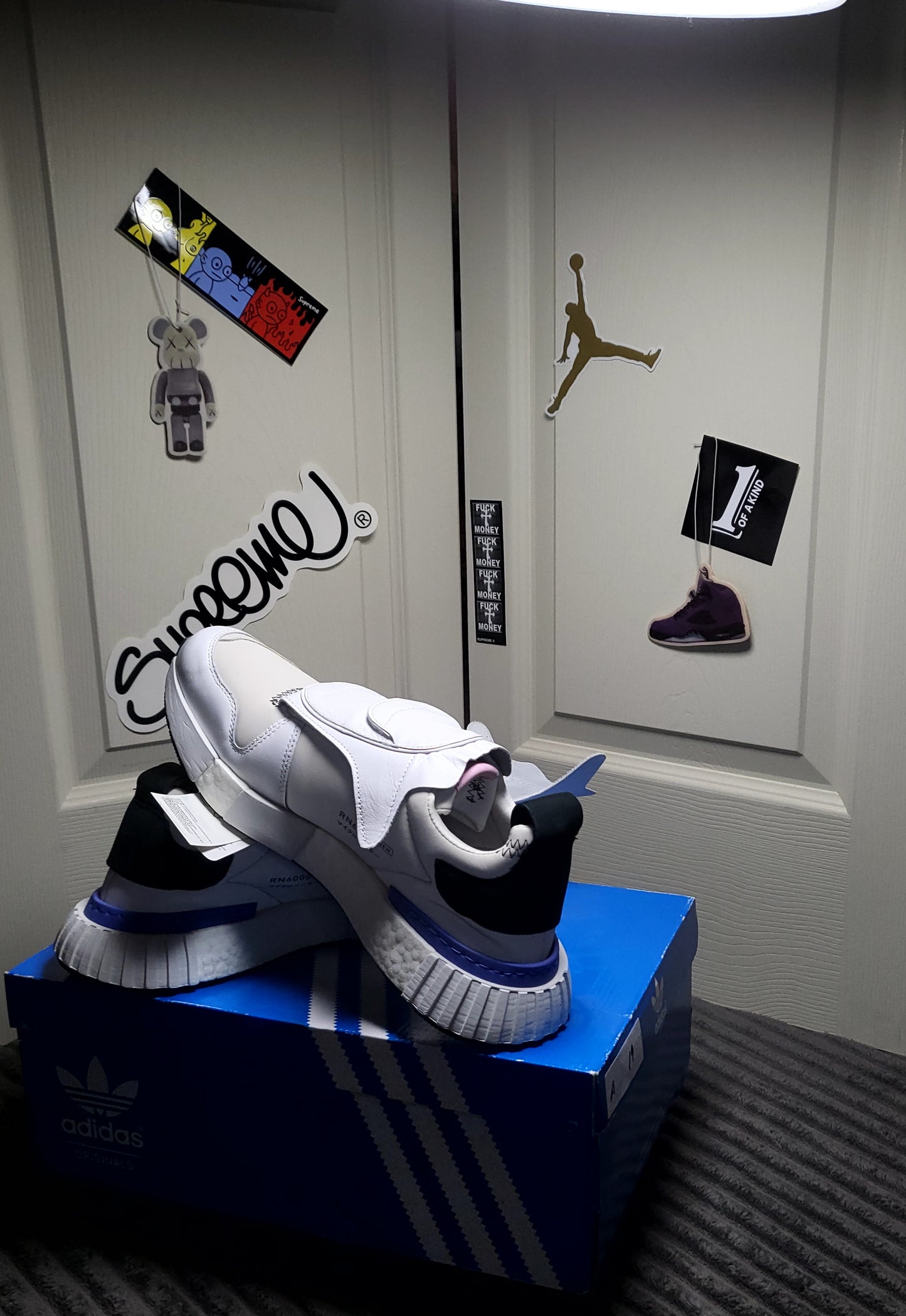 Adidas Micropacer x NMD R1 “Triple White” – Size 10.5 – Retro Tech Reinvented